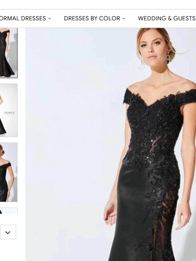 Mother Of The Bride Dress - Black